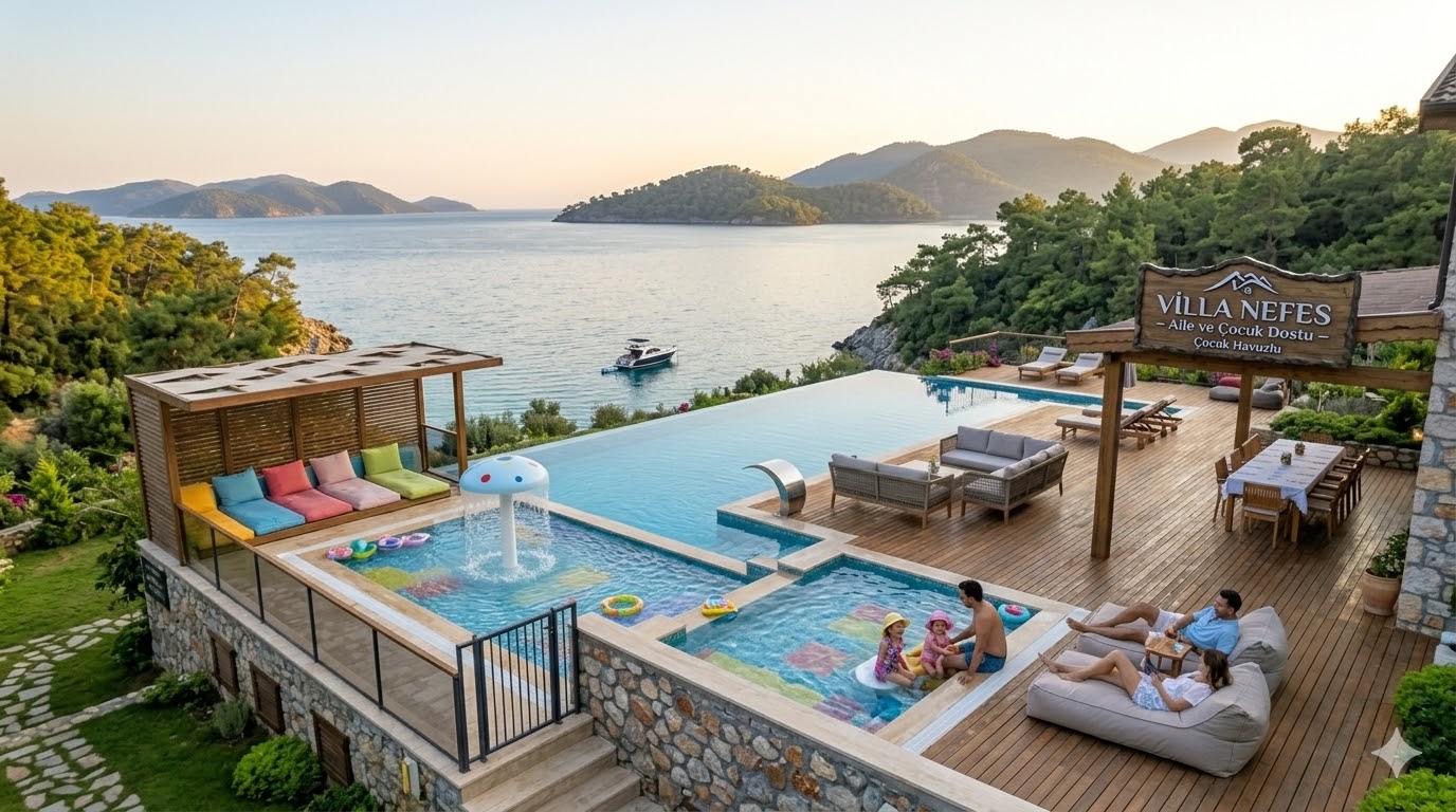 Çocuk Havuzlu Kiralık Villalar